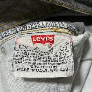 【Levis 505】90's USA製 ブラックデニムパンツ A-737