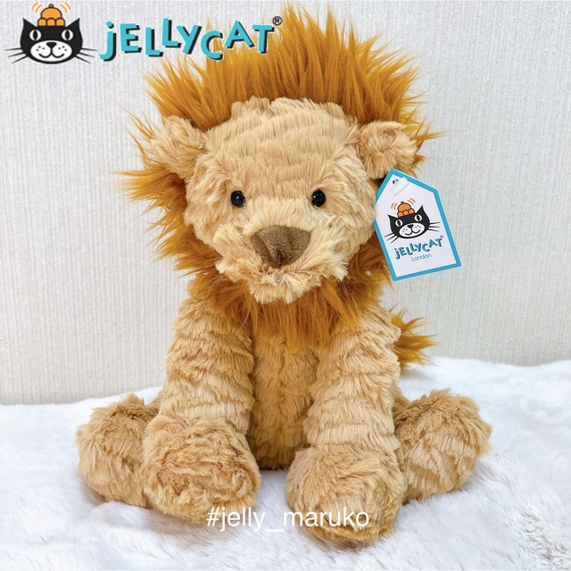 【新品】ジェリーキャット ファドルウードル ライオンMサイズjellycat