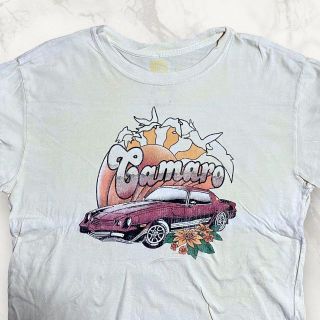 JBU GM ビンテージ   白 Camaro　シボレー　カマロ　 Tシャツ(Tシャツ/カットソー(半袖/袖なし))