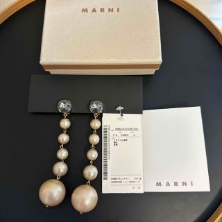 マルニ(Marni)の【MARNI】ビックパール　イヤリング(イヤリング)