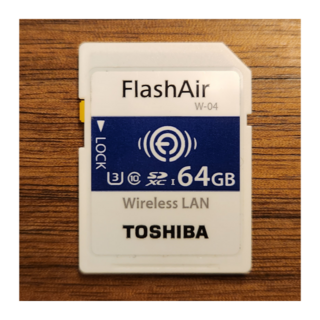 トウシバ(東芝)のTOSHIBA FlashAir W-04 64GB 初期化済(その他)