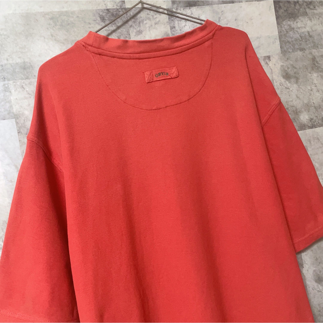 Tシャツ　XXLサイズ　Orvis オービス　胸ポケット　無地　スリット　古着 メンズのトップス(Tシャツ/カットソー(半袖/袖なし))の商品写真