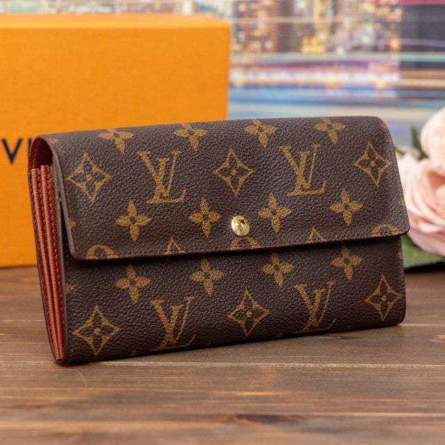 LOUIS VUITTON(ルイヴィトン)の希少✨ ルイヴィトン モノグラム ポルトモネクレディ 長財布  USA レディースのファッション小物(財布)の商品写真