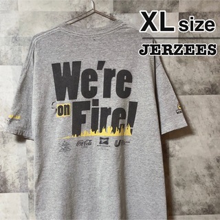 ジャージーズ(JERZEES)のJERZEES ジャージーズ　Tシャツ　XLサイズ　00’s　ダメージ　コーラ(Tシャツ/カットソー(半袖/袖なし))