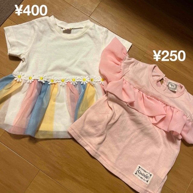 西松屋(ニシマツヤ)のまとめ売り　トップス95 キッズ/ベビー/マタニティのキッズ服女の子用(90cm~)(Tシャツ/カットソー)の商品写真