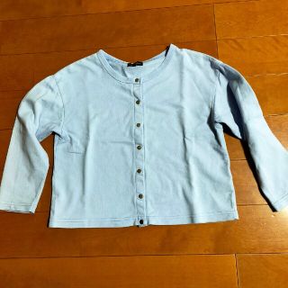 ユナイテッドアローズグリーンレーベルリラクシング(UNITED ARROWS green label relaxing)のカーディガン125cm　薄い水色風(カーディガン)