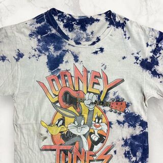 JAX 白 ネイビー LOONEY TUNES　ルーニーチューンズ Tシャツ(Tシャツ/カットソー(半袖/袖なし))