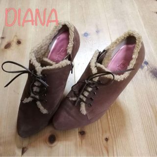 ダイアナ(DIANA)の【23.5】ダイアナ　ショートブーツ(ブーティ)