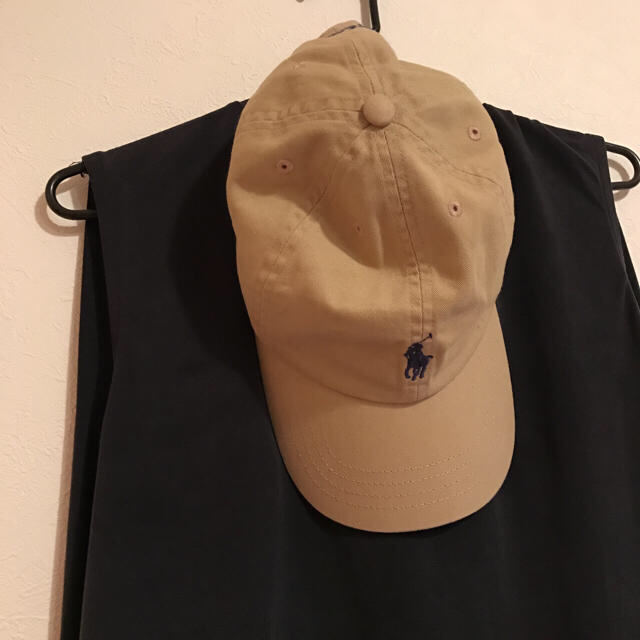 POLO RALPH LAUREN(ポロラルフローレン)のPOLO ベージュキャップ レディースの帽子(キャップ)の商品写真