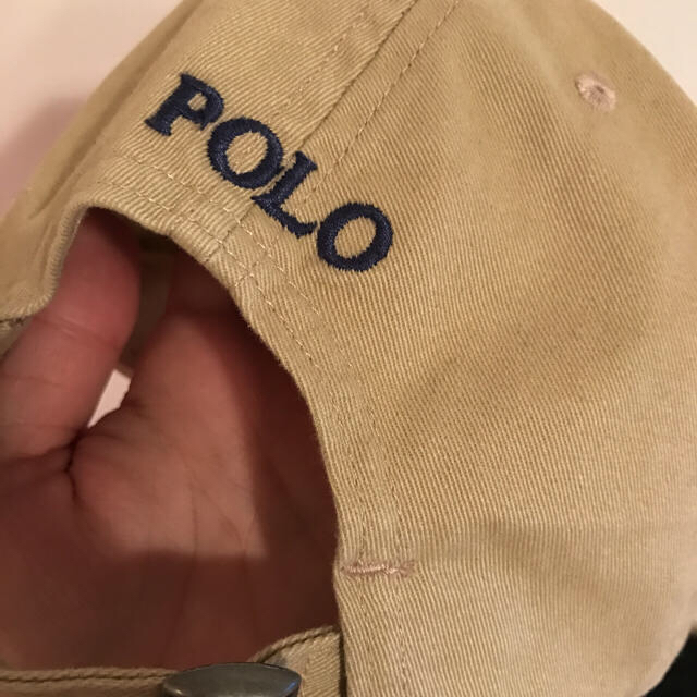 POLO RALPH LAUREN(ポロラルフローレン)のPOLO ベージュキャップ レディースの帽子(キャップ)の商品写真