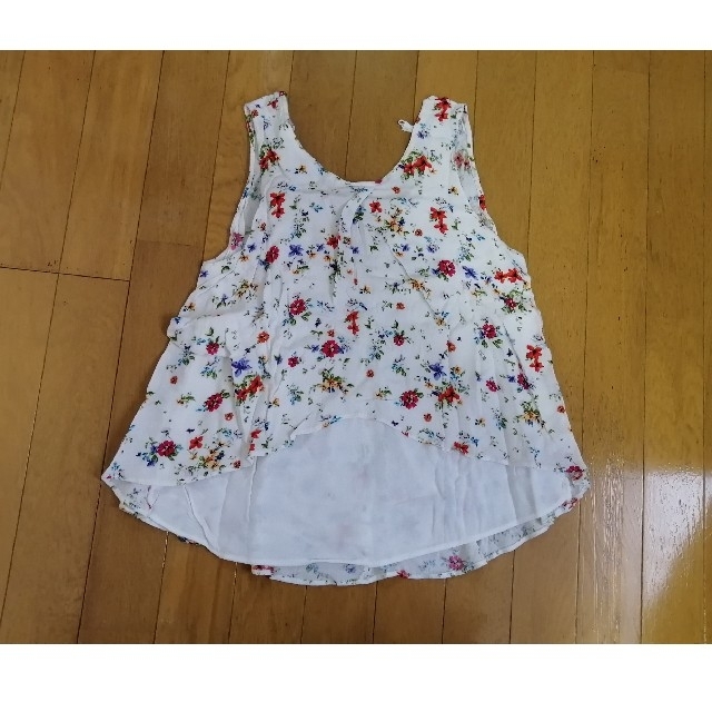 ZARA(ザラ)のZARA 2way 花柄タンクトップ ブラウス レディースのトップス(シャツ/ブラウス(半袖/袖なし))の商品写真