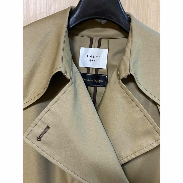 Ameri VINTAGE - Ameri TURKEY ORGANIC FLARE TRENCH COATの通販 by