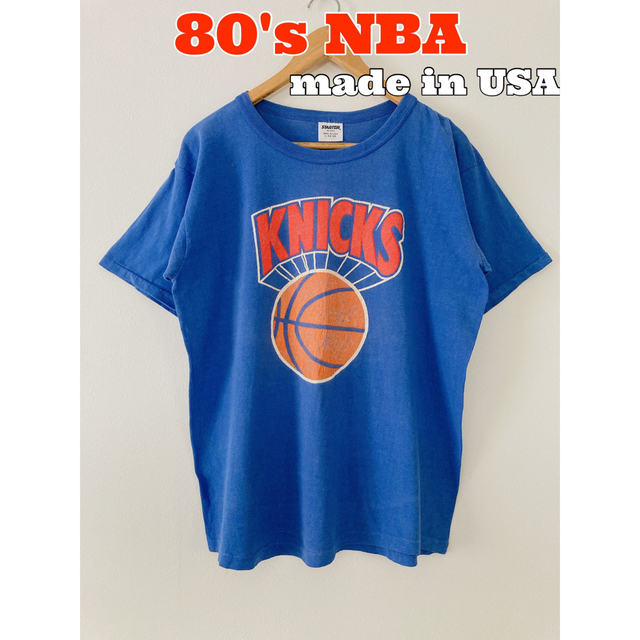 80's　NBA ニューヨークニックス　Tシャツ　プリントTシャツ　USA製