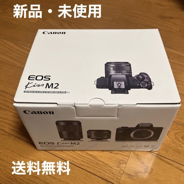 EOS Kiss M2 ダブルズームキット [ホワイト]  Canon