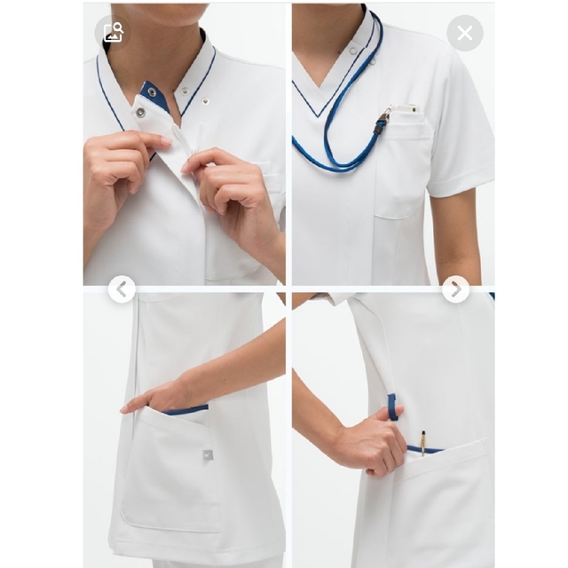 スタイルズ(STYLES) LOHEN MEDICAL スクラブ グレー トップスM