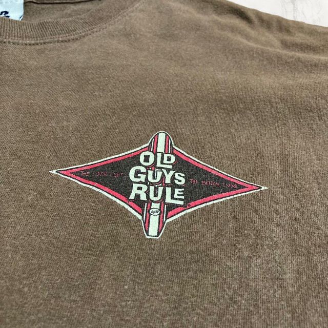 JAS OLD GUYS RULE 茶色 オールドガイズルール　アメリカ　T メンズのトップス(Tシャツ/カットソー(半袖/袖なし))の商品写真