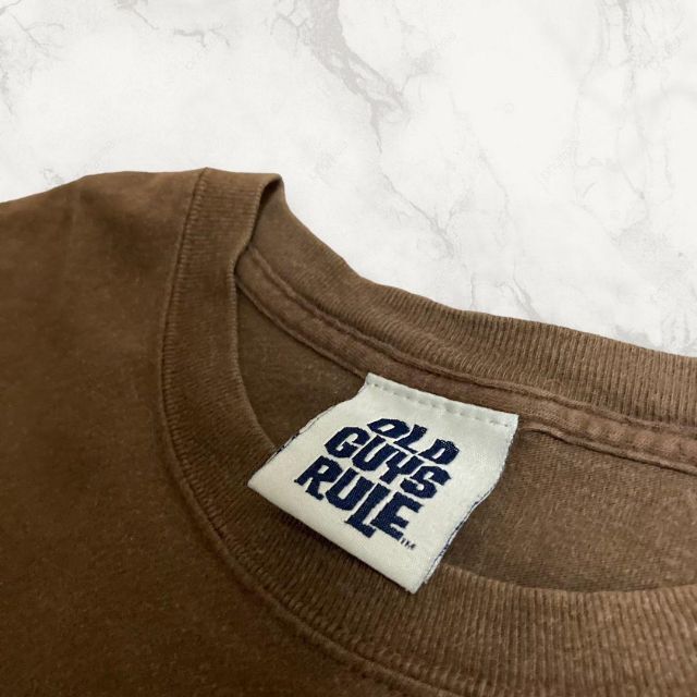 JAS OLD GUYS RULE 茶色 オールドガイズルール　アメリカ　T メンズのトップス(Tシャツ/カットソー(半袖/袖なし))の商品写真