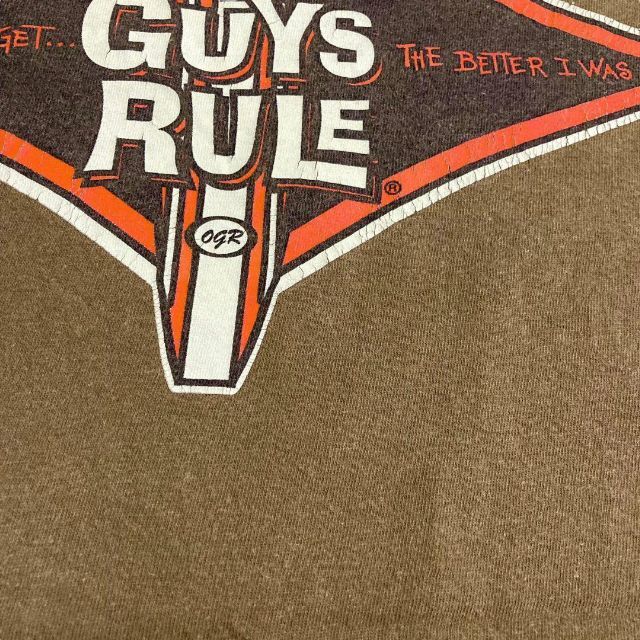 JAS OLD GUYS RULE 茶色 オールドガイズルール　アメリカ　T メンズのトップス(Tシャツ/カットソー(半袖/袖なし))の商品写真