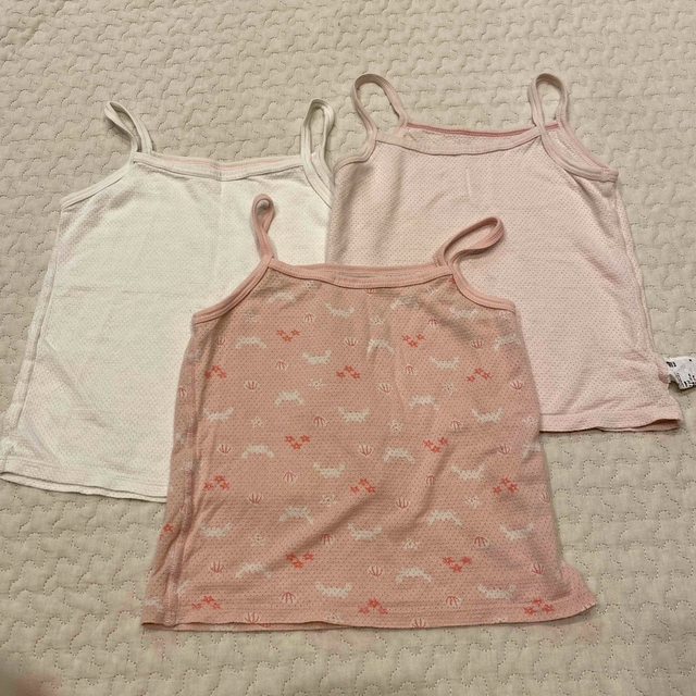 UNIQLO(ユニクロ)のUNIQLO 肌着 キッズ/ベビー/マタニティのキッズ服女の子用(90cm~)(下着)の商品写真