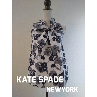 kate spade new york - KATE SPADE NEWYORK 花柄 ノースリーブブラウス ...