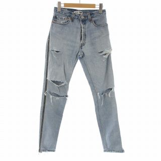 リーバイス(Levi's)のリーバイス リダン デニムパンツ スキニー サイドジップ ダメージ加工 XS(デニム/ジーンズ)