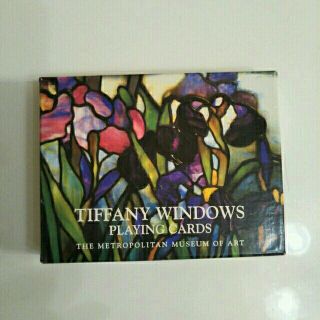 美品貴重品　TIFFANY WINDOWS PLAYING CARDS 2セット(トランプ/UNO)