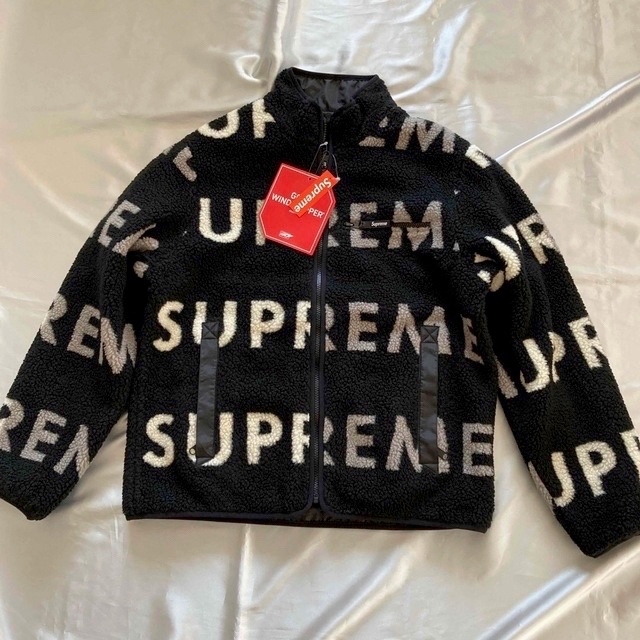 SUPREME REVERSIBLE LOGO FLEECE JACKET Mジャケット/アウター