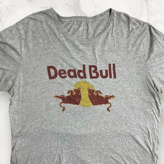 JAD  ビンテージ   グレー デッドブル　Dead Bull　ネタ Tシャツ メンズのトップス(Tシャツ/カットソー(半袖/袖なし))の商品写真