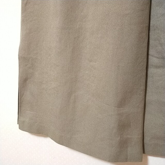 Noble(ノーブル)の定番人気　ノーブル　オーバータックロングスリットタイトスカート　巻きスカート　M レディースのスカート(ロングスカート)の商品写真