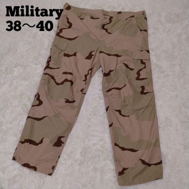 Military カーゴパンツ W38〜40 極太