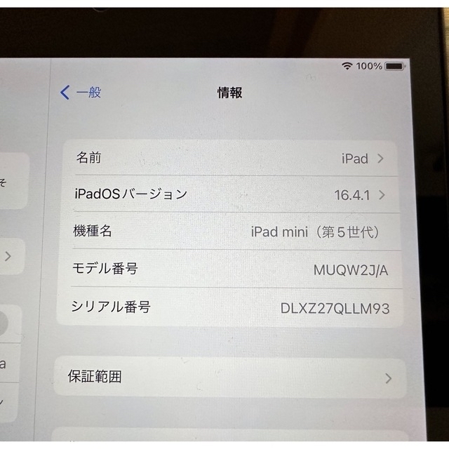 iPad mini 第5世代 64GB スペースグレー Wi-Fiモデル