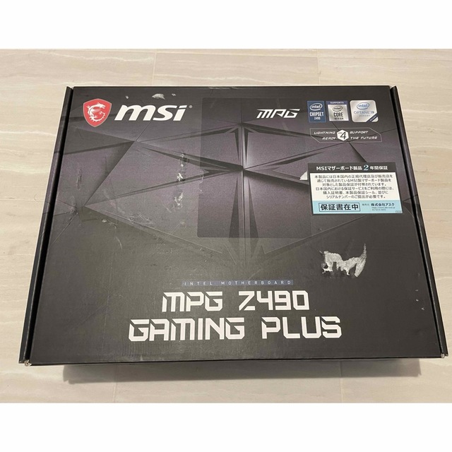 新品　未使用　MSI MPG Z490 GAMING PLUS  マザーボード