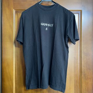 グラミチ(GRAMICCI)のグラミチ刺繍ロゴ　半袖Tシャツ　黒　Mサイズ(Tシャツ/カットソー(半袖/袖なし))