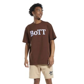 リーボック(Reebok)のLサイズ　Reebok ｘ BOTT S/S TEE ブラウン(Tシャツ/カットソー(半袖/袖なし))