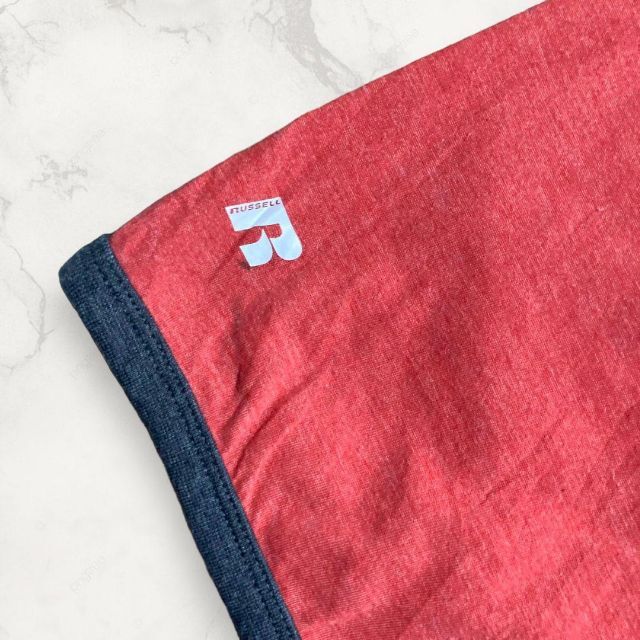 HZR RUSSELL ビンテージ 赤 ジョージア　パッカーズ　リンガー T メンズのトップス(Tシャツ/カットソー(半袖/袖なし))の商品写真