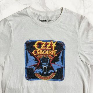 HZQ ビンテージ   白 オジーオズボーン　OZZY　バンド Tシャツ(Tシャツ/カットソー(半袖/袖なし))