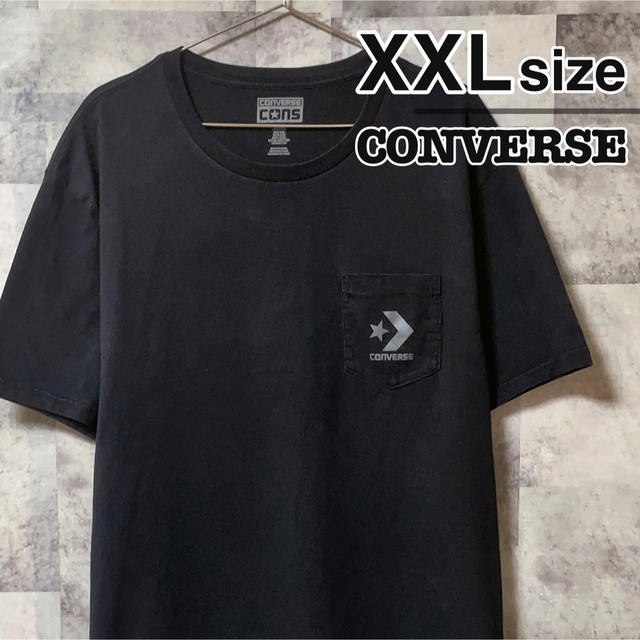 CONVERSE(コンバース)のConverse コンバース　Tシャツ　XXLサイズ　胸ポケット　ワンポイント メンズのトップス(Tシャツ/カットソー(半袖/袖なし))の商品写真