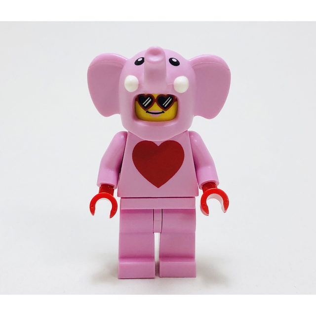 Lego(レゴ)の【新品未使用】レゴ　ミニフィグ　着ぐるみ　エレファントガール　ピンクの象　 キッズ/ベビー/マタニティのおもちゃ(知育玩具)の商品写真