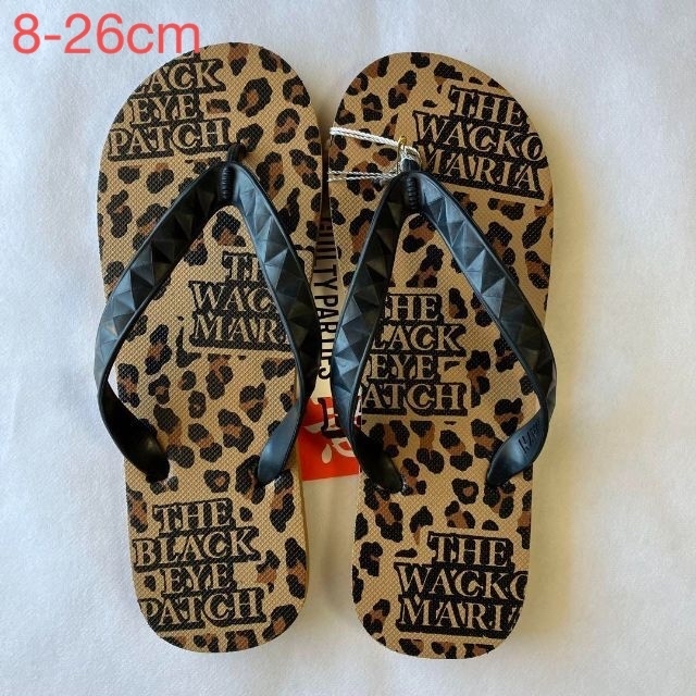 7700円発送方法【WACKOMARIA】BEACH SANDALS／新品タグ付/送料込