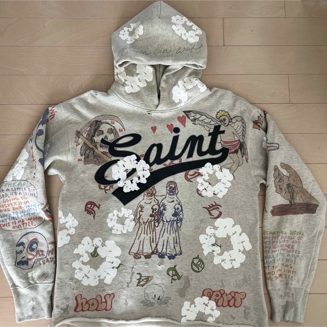 LADY MADE - セントマイケル SAINT MICHAEL DENIM TEARS パーカーの