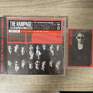 ザランページ(THE RAMPAGE)のROUND UP feat. MIYAVI(CD)+鈴木昂秀トレカ(ポップス/ロック(邦楽))