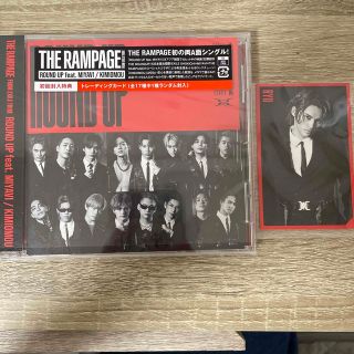 ザランページ(THE RAMPAGE)のROUND UP feat. MIYAVI(CD)+龍トレカ(ポップス/ロック(邦楽))