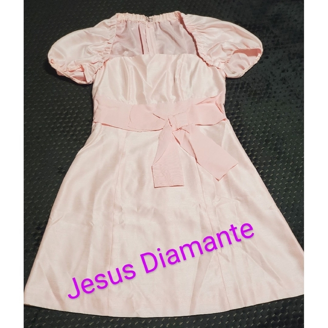 JESUS DIAMANTE(ジーザスディアマンテ)のジーザスディアマンテ💗ピンクリボンワンピース プリンセス姫系 レディースのワンピース(ひざ丈ワンピース)の商品写真