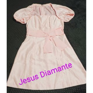 ジーザスディアマンテ(JESUS DIAMANTE)のジーザスディアマンテ💗ピンクリボンワンピース プリンセス姫系(ひざ丈ワンピース)