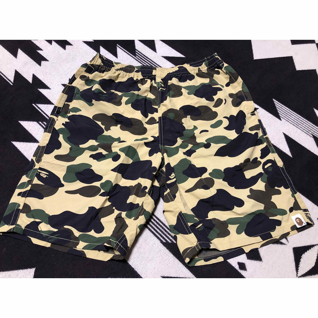 公式サイトから購入する A BATHING APE ショートパンツ ナイロン カモ