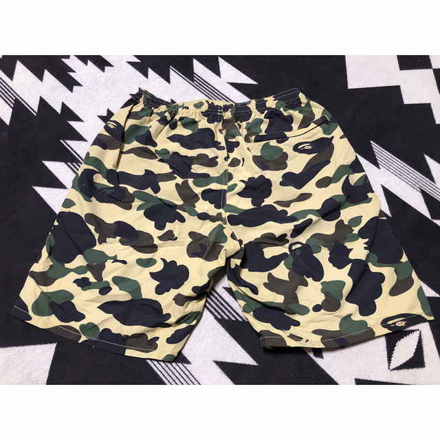 アベイシングエイプ bape camo 迷彩 カモ エイプ  ナイロン パンツ