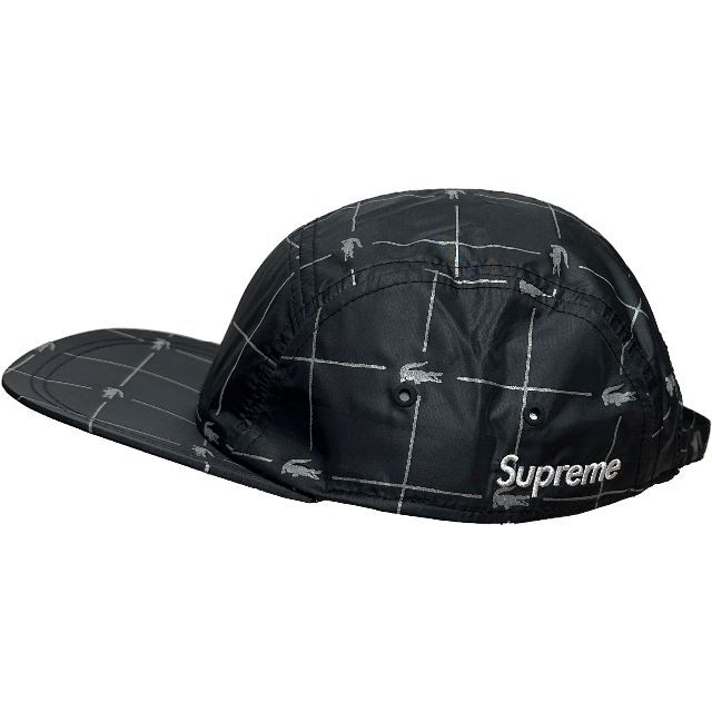 ラコステ Reflective Grid Nylon Camp Cap