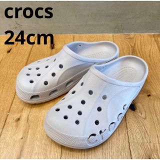 クロックス(crocs)の新品送料込み　クロックス　バヤ　サンダル　パールホワイト　24cm(サンダル)