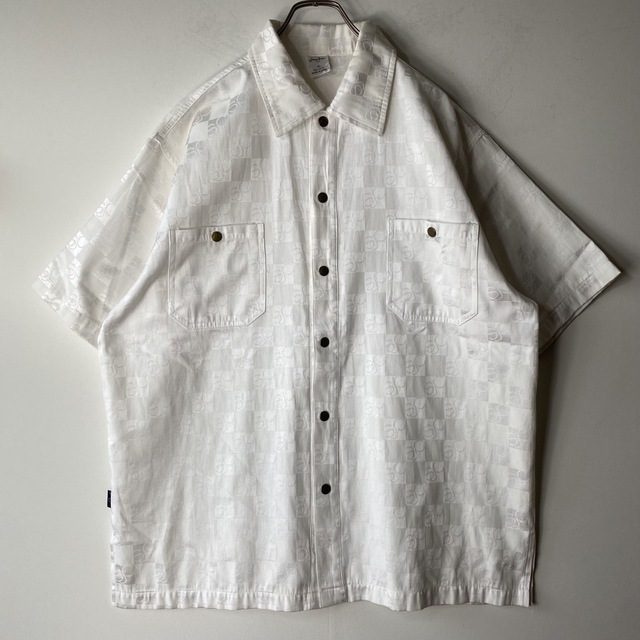 激レア 90’s SEAN JOHN セットアップ 白 ホワイト XL 半袖