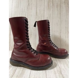 ドクターマーチン(Dr.Martens)のレアモデル　ドクターマーチン☆☆イングランド☆☆スチールトゥ１４ホール(ブーツ)